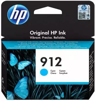 Картридж HP 912 голубой (3yl77ae)
