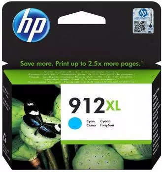 Картридж HP 912XL голубой (3yl81ae)