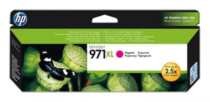 Картридж HP 971XL пурпурный (cn627ae)