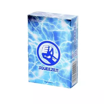 Sagami Squeeze Презервативы анатомические без накопителя 5 шт