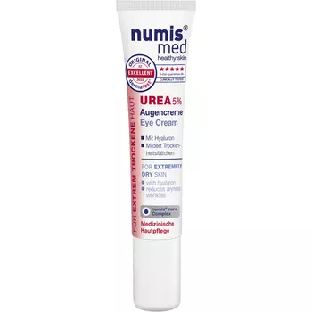 Крем Numis med д/кожи вокруг глаз с 5% мочевиной и гиалуроновой кислотой, 15 мл