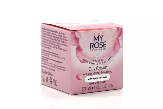 Крем ROSE OF BULGARIA д/лица дневной п/морщин, 50 мл