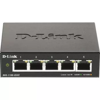 Коммутатор D-Link DGS-1100-05V2/A1A 5G настраиваемый (DGS-1100-05V2/A1A)