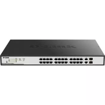 Коммутатор D-Link DGS-1100-26MPP/C1A 24G 24PoE 518W настраиваемый