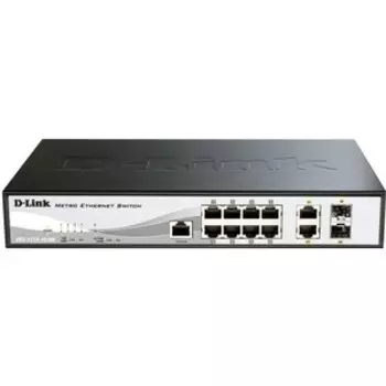 Коммутатор D-Link DGS-1210-10/ME DGS-1210-10/ME/B 8G 2SFP упр