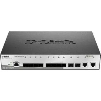 Коммутатор D-Link DGS-1210-12TS/ME/B1A 12 портов (10x 1Gbs SPF, 2x 1Gbs, управляемый L2) (DGS-1210-12TS/ME/B1A)