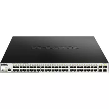 Коммутатор D-Link DGS-1210-52P/ME DGS-1210-52P/ME/B1A 48G 4SFP 24PoE 193W управляемый