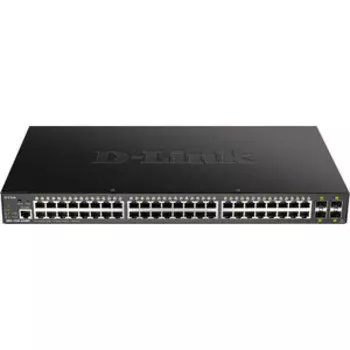 Коммутатор D-Link DGS-1250-52XMP/A1A 48G 4SFP+ 48PoE+ 370W настраеваемый