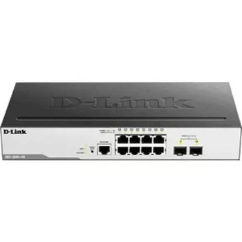 Коммутатор D-Link DGS-3000-10L/B1A 8G 2SFP управляемый