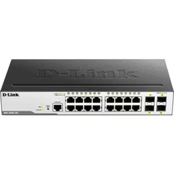 Коммутатор D-Link DGS-3000-20L/B1A 16G 4SFP управляемый