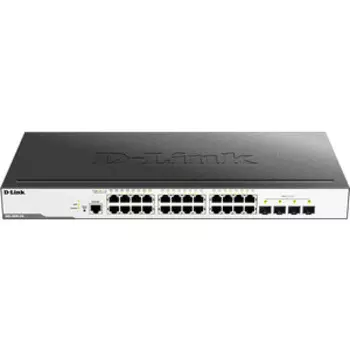 Коммутатор D-Link DGS-3000-28L/B1A 24G 4SFP управляемый