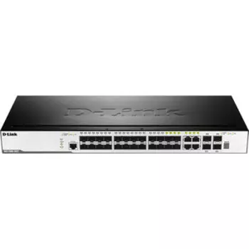 Коммутатор D-Link DGS-3000-28SC/A1A 4G 20SFP 4SFP+ управляемый