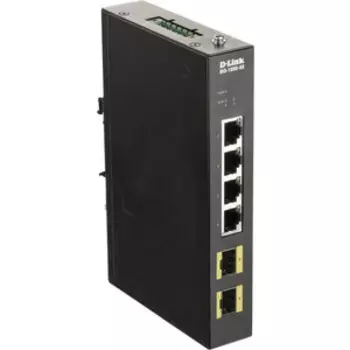 Коммутатор D-Link DIS-100G-6S DIS-100G-6S/A 4G 2SFP неуправляемый (DIS-100G-6S/A)