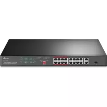 Коммутатор TP-Link TL-SL1218P 16x100Mb 1G 16PoE+ 150W неуправляемый