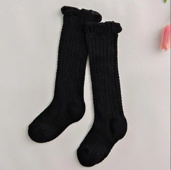 girl mesh socks Baby anti mosquito stockings summer children s socks breathable newborn vertical bar over knee new baby socks 0 to 1 year