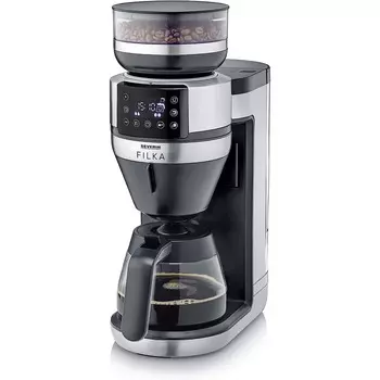 Severin Кофеварка с измельчителем и стеклянным кувшином FILKA KA 4850, 1520 Вт SEVERIN