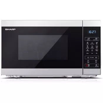 SHARP Микроволновая печь с грилем SHARP MG02ES / 800 Вт / 20 л / 11 уровней мощности