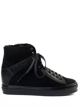 Кеды замшевые на меху S.FERRAGAMO