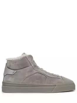 Кеды замшевые на меху SANTONI
