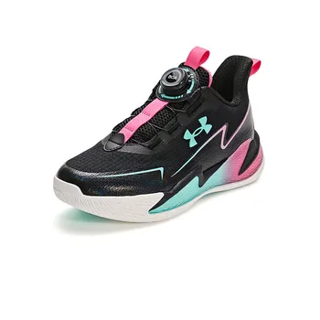 Баскетбольные кроссовки Kids" Начальная школа Under Armour, синий/красный