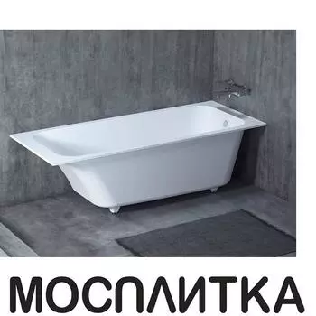 Ванна из искусственного камня S-Sense Salini Orlando 180x80 см глянцевая 102012G