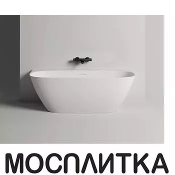 Ванна из искусственного камня Salini S-stone Sofia Wall 170х80 102522M, матовая