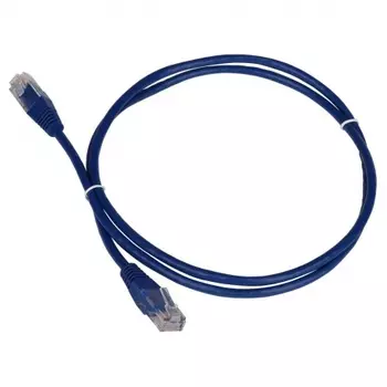 Патч-корд TWT UTP кат.5e 2.0 м, синий (TWT-45-45-2.0-BL)