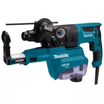 Перфоратор Makita HR2653 патр.:SDS-plus уд.:2.4Дж 800Вт (кейс в комплекте)