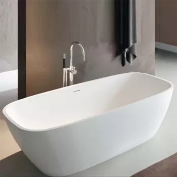 Ванна из искусственного камня Gruppo Treesse Brio 170x72 белый матовый