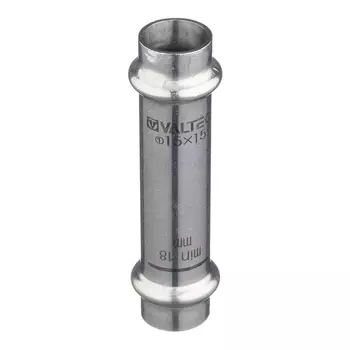 Муфта VALTEC (VTi.904.I.001515) 15х15 мм надвижная нержавеющая сталь