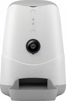 Умная кормушка Petoneer с видеокамерой и WiFi для кошек и собак, белый