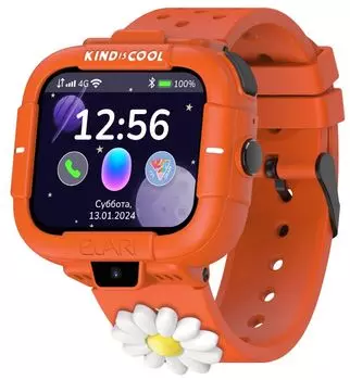 Умные часы Elari KidPhone "Маша и Медведь", оранжевый
