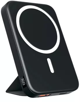Внешний аккумулятор moonfish Magsafe, 10000 мАч, soft-touch, черный