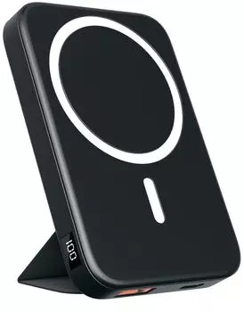 Внешний аккумулятор moonfish Magsafe, 10000 мАч, soft-touch, черный