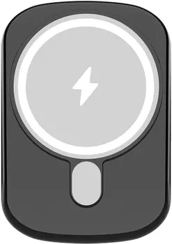 Внешний аккумулятор moonfish MagSafe, 5000 мАч, soft-touch, черный