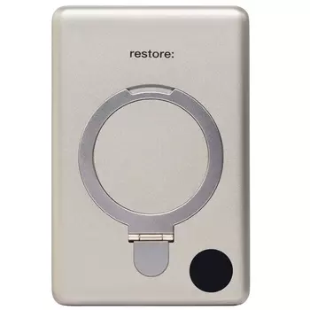 Внешний аккумулятор restore: hello, world! Magsafe, 10000 mAh, титановый