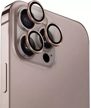 Защита линз Uniq Optix AluGuard для iPhone 16 Pro/16 Pro Max, золотой