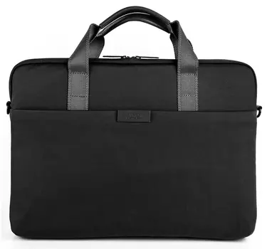 Сумка Uniq Stockholm Messenger для ноутбуков 16", нейлон, черный