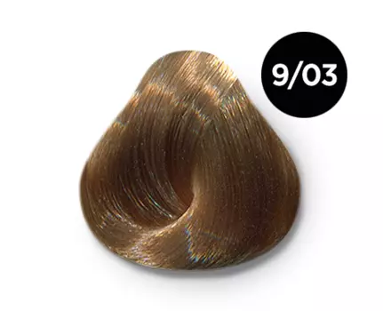 OLLIN PROFESSIONAL 9/03 краска для волос, блондин прозрачно-золотистый / OLLIN COLOR 100 мл