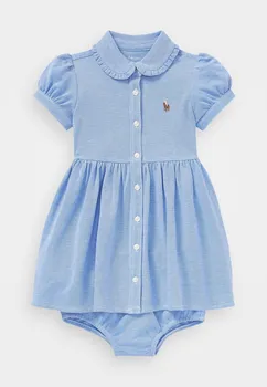 Дневное платье SOLID OXFORD DRESSES Polo Ralph Lauren, цвет harbor island blue