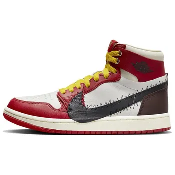 Женские кроссовки Teyana Taylor x Air Jordan 1 High Zoom Comfort 2 A Rose From Harlem Red Gym-Red Black FJ0604-601 36