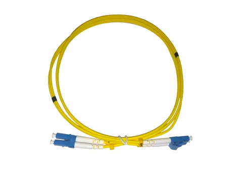 Патч-корд оптический Netko, LC/UPC-LC/UPC, одномодовый, 9/125, двойной, 1м, желтый (N-S-1-A-LC-LC-1M-lszh)