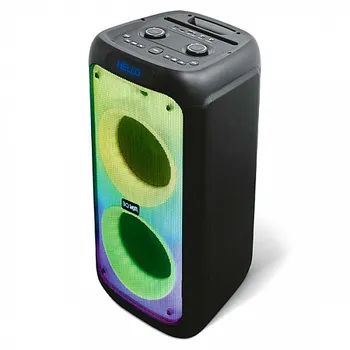 Акустика BQ PBS3003, 80 Вт, FM, AUX, USB, microSD, Bluetooth, подсветка, черный