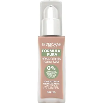 DEBORAH MILANO Тональная основа матирующая Formula Pura Extra Mat Foundation