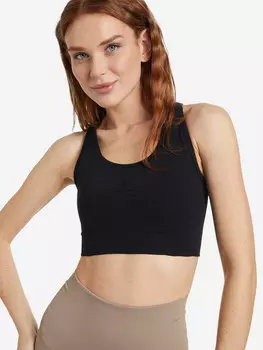 Топ бра спортивный adidas, Черный