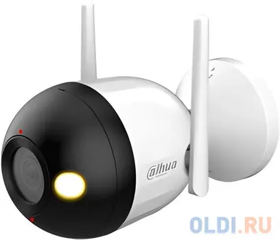 DAHUA Уличная цилиндрическая IP-видеокамера с LED-подсветкой до 30м и Wi-Fi. 2Мп; 1/3” CMOS; объектив 2.8мм; чувствительность 0.005лк@F1.6; сжатие: H