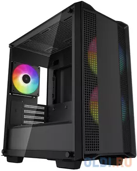 Deepcool CC360 ARGB без БП, боковое окно (закаленное стекло), черный, mATX