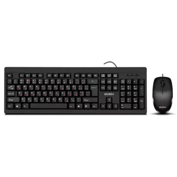 Клавиатура + мышь Sven KB-S320C, USB, черный (SV-020613)