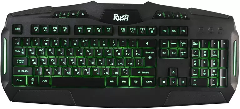 Клавиатура проводная SmartBuy RUSH Savage 311, мембранная, подсветка, USB, черный (SBK-311G-K)