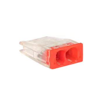 Клемма EKF СМК 2273-242 2x0.5-2.5 мм2, с пастой, оранжевая/прозрачная (plc-smk-2273-242)